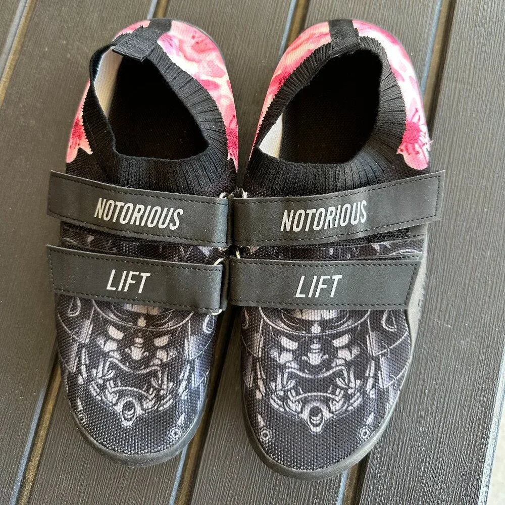 Notorious Lift - Gen 1 Sumo Sole BUSHIDO CODE Deadlift Slippers (42/Men's 9)